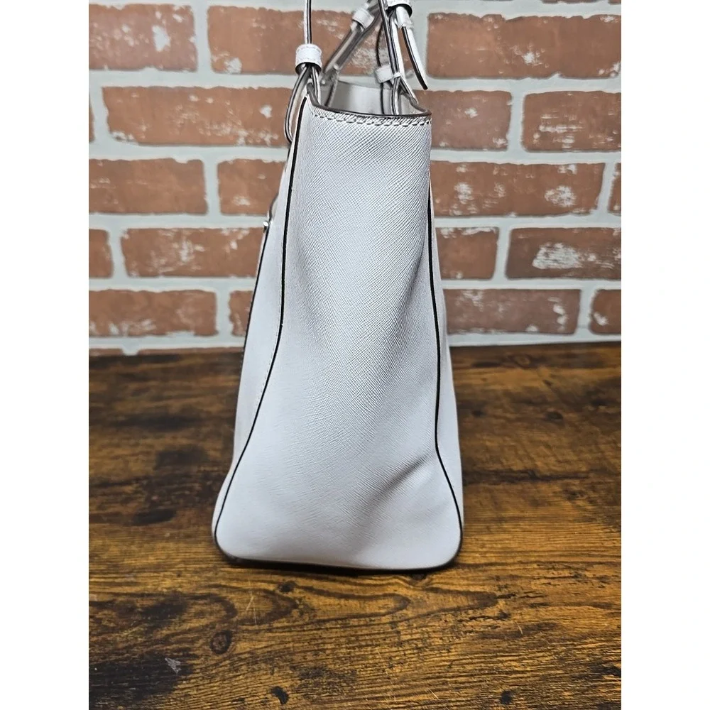 Michael Kors Walsh Tote‎ Bag White Hand Bag Purse Travel Bag